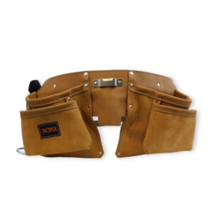 Pas monterski z dwoiny brązowy /0A01/