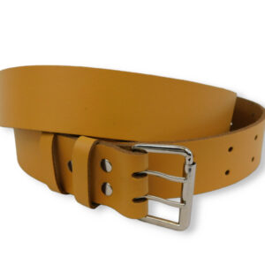 Pas pracowniczy z dwoiny 6x120 cm, miodowy /0214-3A/